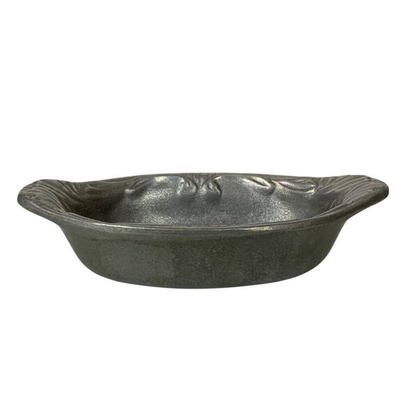 Vintage Wilton Armetale Pewter Set of 2 Oval Serving Dishes Individual Casserole - Picture 5 of 9